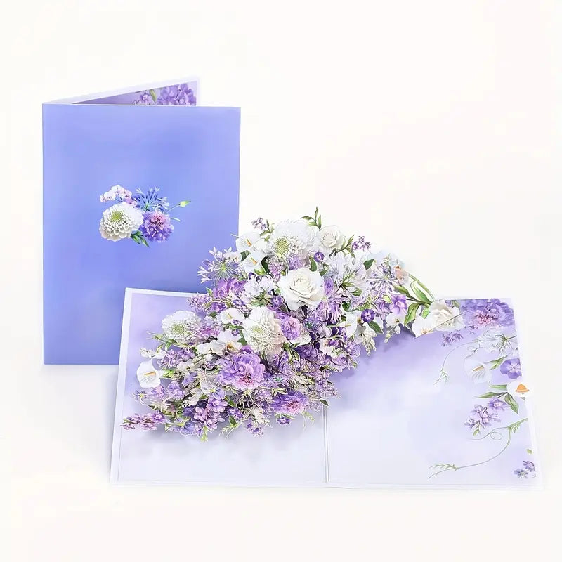 Lavish Flower Bloom 3D Card