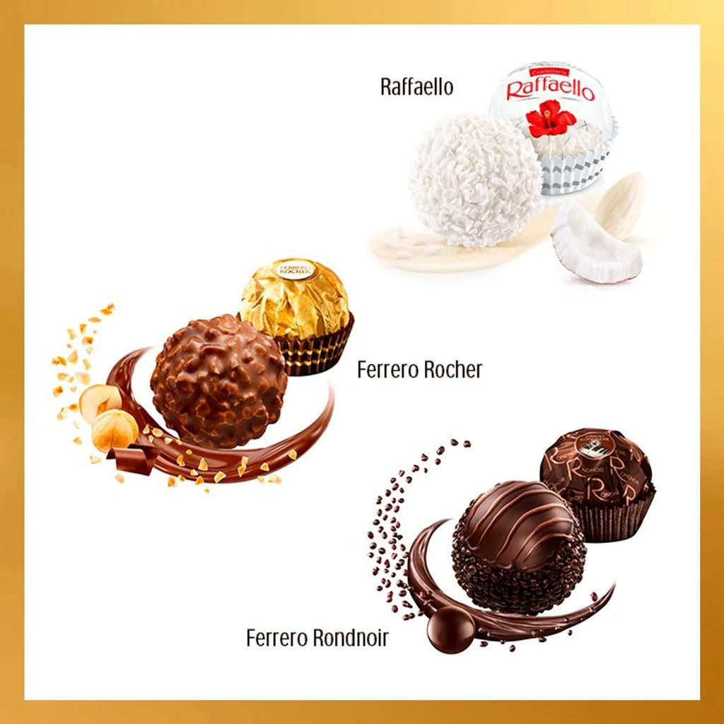 Ferrero Rocher Collection Chocolate Pralines Gift Box 24 Pieces